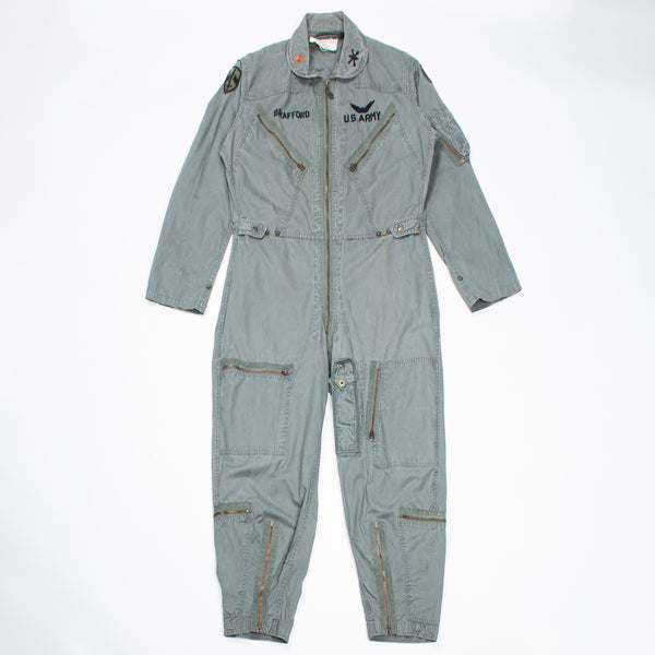 60s Vintage Vietnam War Veteran Attributed K-2B Flight Suit - Medium