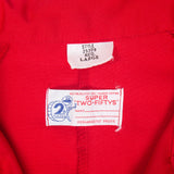 60s Vintage Red USMC ARFF Crash Rescue Coveralls - Medium