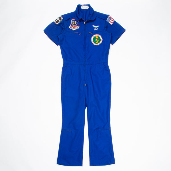 60s Vietnam War Vintage Thai Tailor-Made USAF Party Suit - Small