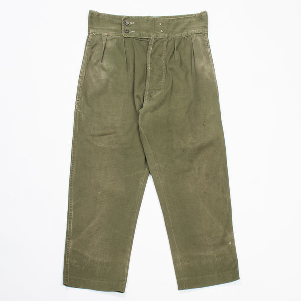 1971 Vintage British Army Drill Ghurkha Trousers - 28x23