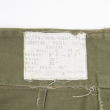 1971 Vintage British Army Drill Ghurkha Trousers - 28x23