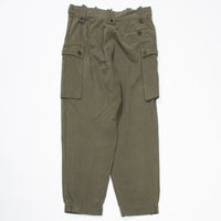 60s Vintage Dutch Army HBT Combat Trousers - 34x29