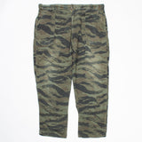 70s Vintage Hunting Tigerstripe Trousers - 42x31