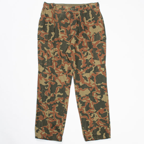 90s Vintage Russian Army Red TTsKO Butan Camo Trousers - 32x29