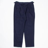 80s Vintage Royal Navy Blue Working Dress Trousers - 36x32