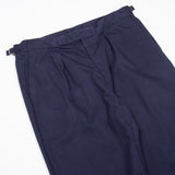 80s Vintage Royal Navy Blue Working Dress Trousers - 36x32