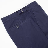 80s Vintage Royal Navy Blue Working Dress Trousers - 36x32