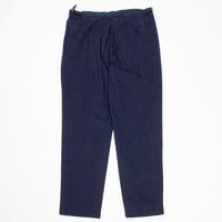 80s Vintage Royal Navy Blue Working Dress Trousers - 36x32