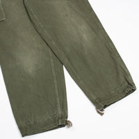 60s Vintage Dutch Army HBT Combat Trousers - 32x29