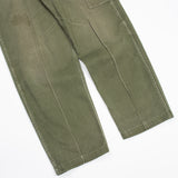 70s British Army Green Cotton Overall Trousers - 29x30