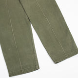 70s British Army Green Cotton Overall Trousers - 29x30