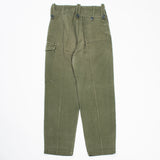 70s British Army Green Cotton Overall Trousers - 29x30