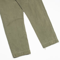 60s British Army Green Cotton Overall Trousers - 32x28