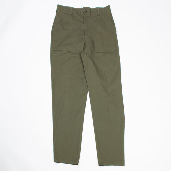 70s Vintage US Army OG-507 Dura-Press Utility Trousers - 34x36