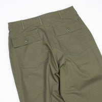70s Vintage US Army OG-507 Dura-Press Utility Trousers - 34x36