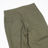 70s Vintage US Army OG-507 Dura-Press Utility Trousers - 34x36