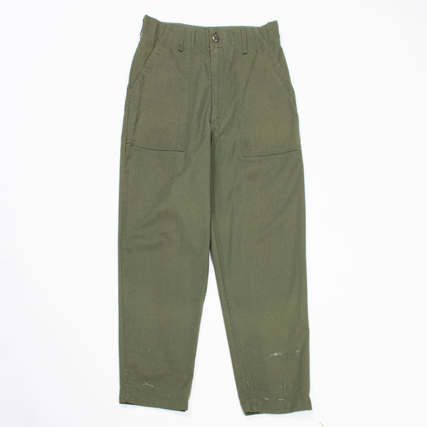 70s Vintage US Army OG-507 Dura-Press Utility Trousers - 30x27