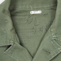 60s Vintage 363rd Inf. Rgt. OG-107 Sateen Utility Shirt - Medium