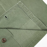 60s Vintage 363rd Inf. Rgt. OG-107 Sateen Utility Shirt - Medium