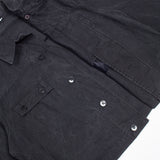 Rare 70s Vintage East German NVA Black APC Crew Jacket - Large
