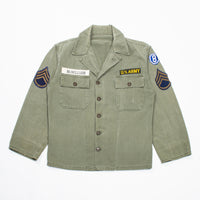 50s Vintage 'McWilliam' US Army HBT Utility Shirt - Medium