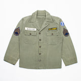 50s Vintage 'McWilliam' US Army HBT Utility Shirt - Medium