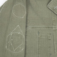 50s Vintage 'McWilliam' US Army HBT Utility Shirt - Medium
