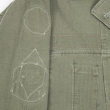 50s Vintage 'McWilliam' US Army HBT Utility Shirt - Medium