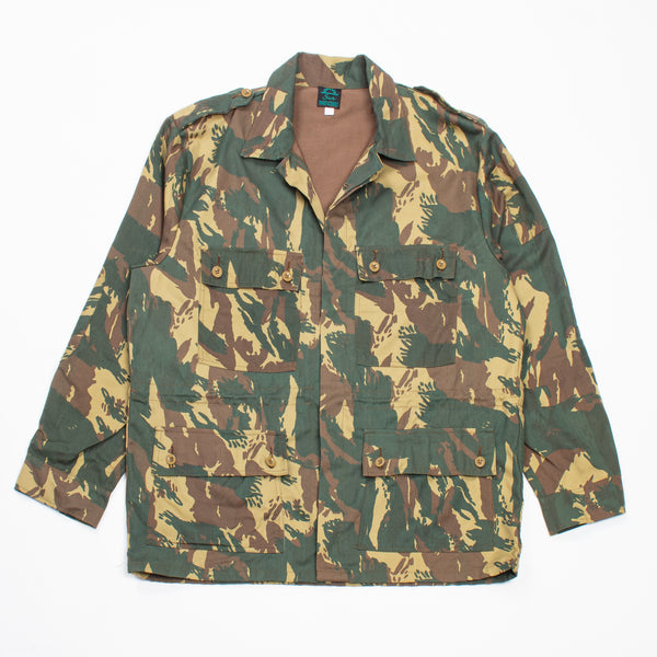 Deadstock 80s Vintage South African Transkei Defence Forces Camo Jacket - X-Large