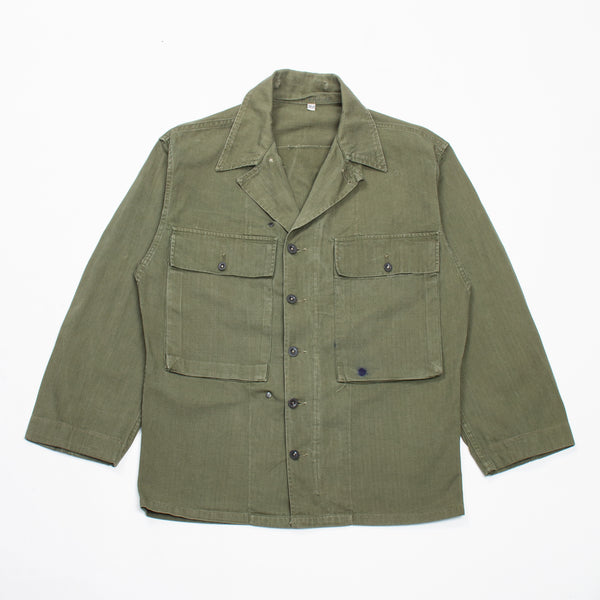 40s Vintage US Army '45D' HBT Jacket - Medium