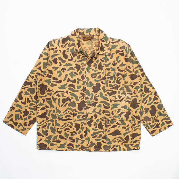 70s Vintage Duck Hunter Camo Shirt - X-Large