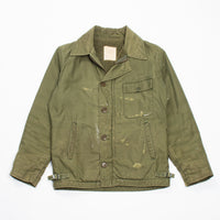 70s Vintage US Navy A-2 Deck Jacket - Medium