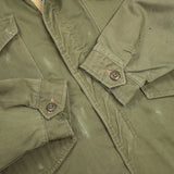 60s Vietnam War Vintage Asian Tailor-Made M51 Style Field Jacket - Large