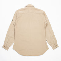 60s Vietnam War Vintage Army Security Agency Khaki 'Class B' Shirt - Medium