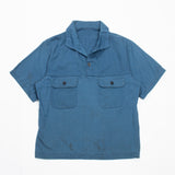 70s Vintage US Navy Blue Pullover Shirt - Medium