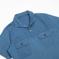 70s Vintage US Navy Blue Pullover Shirt - Medium