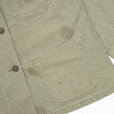 40s WW2 Vintage USMC Women's P41 HBT jacket - Medium