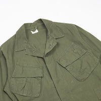 60s Vietnam War Poplin Jungle Jacket - Small