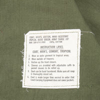 60s Vietnam War Poplin Jungle Jacket - Small