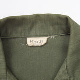 60s Vietnam War Vintage 4th Infantry Division 3rd Pattern Utility Shirt - Small