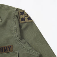 60s Vietnam War Vintage 4th Infantry Division 3rd Pattern Utility Shirt - Small