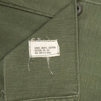60s Vietnam War Vintage 4th Infantry Division 3rd Pattern Utility Shirt - Small