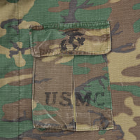 70s Vintage USMC RDF ERDL HWU Combat Coat - Large
