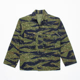 60s Vietnam War Vintage Tadpole Dense (TDD) / TO79 Tigerstripe Shirt - Small