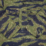60s Vietnam War Vintage Tadpole Dense (TDD) / TO79 Tigerstripe Shirt - Small