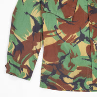 70s Vintage British Army Tropical DPM Combat Shirt - Medium