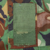 70s Vintage British Army Tropical DPM Combat Shirt - Medium