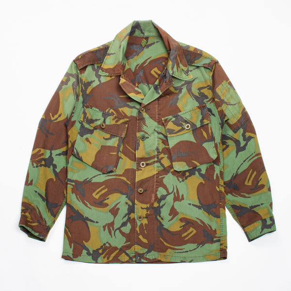 70s Vintage British Army Tropical DPM Combat Shirt - Medium