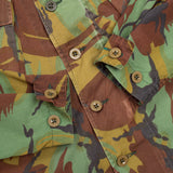 70s Vintage British Army Tropical DPM Combat Shirt - Medium