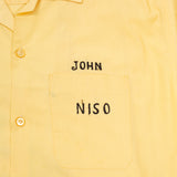 60s Vintage Vietnam War US Navy "In's 'n Out's" Bowling Shirt - Medium